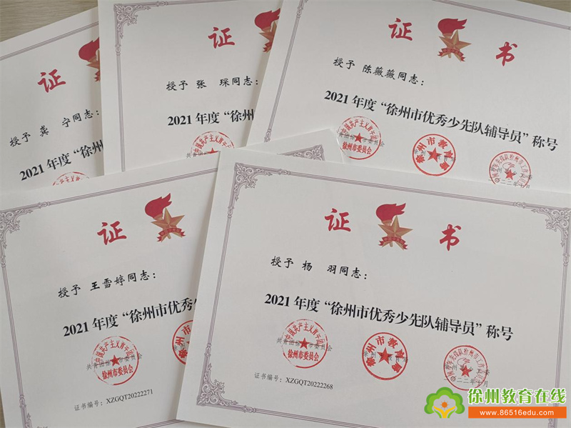 喜报|泉山区少工委获多项市级奖项